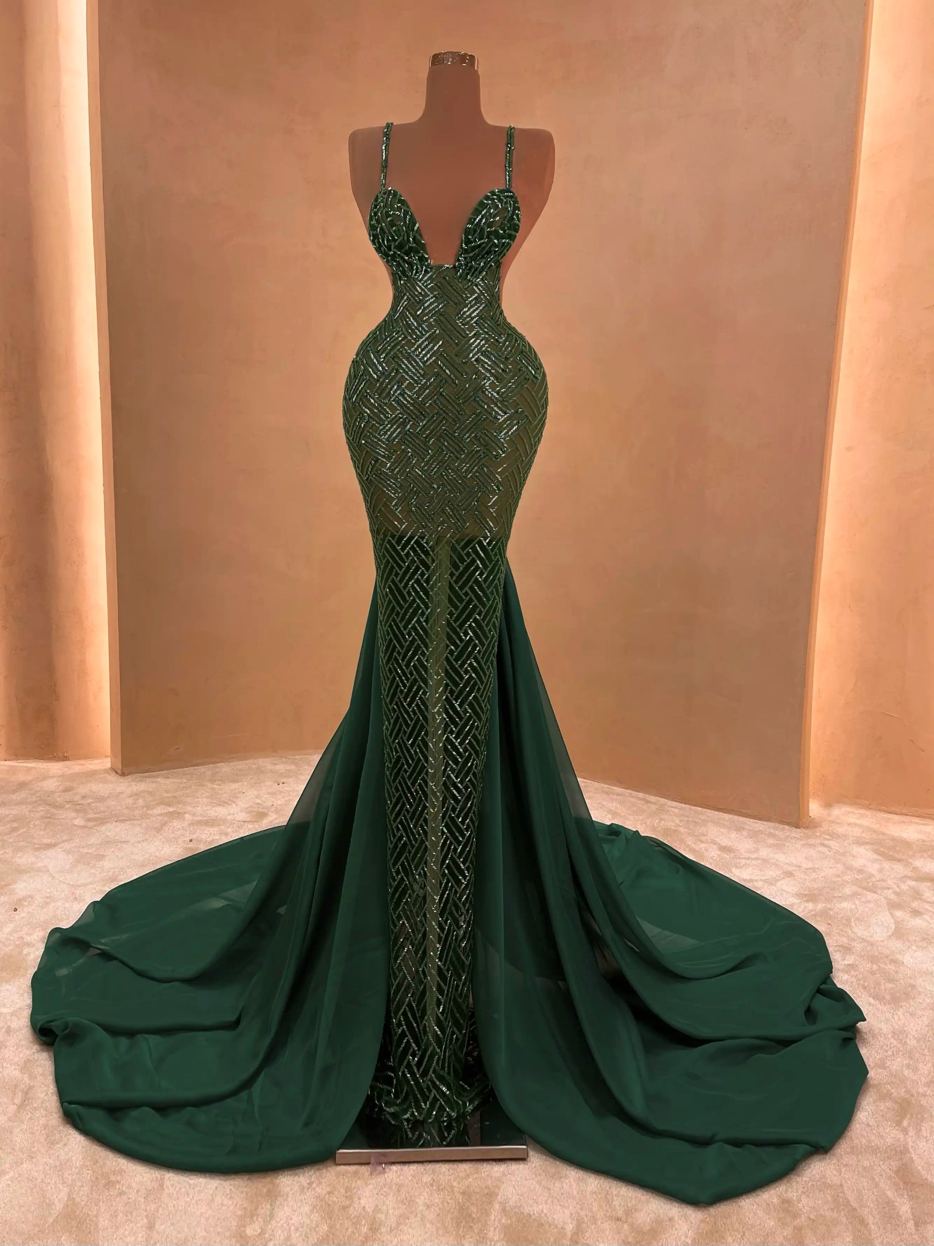 Women's Dresses Party Dresses Sale Luxury Evening Dresses Fashion Design  Side Split Ruffles Tulle Mermaid Prom