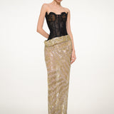 The Golden Veil Dress