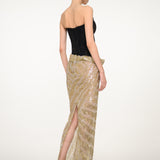 The Golden Veil Dress