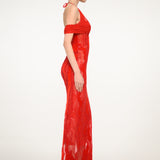 The Red Mirage Dress