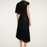 Black Lace Midi Dress