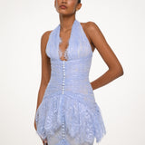 Powder Blue Lace Dress