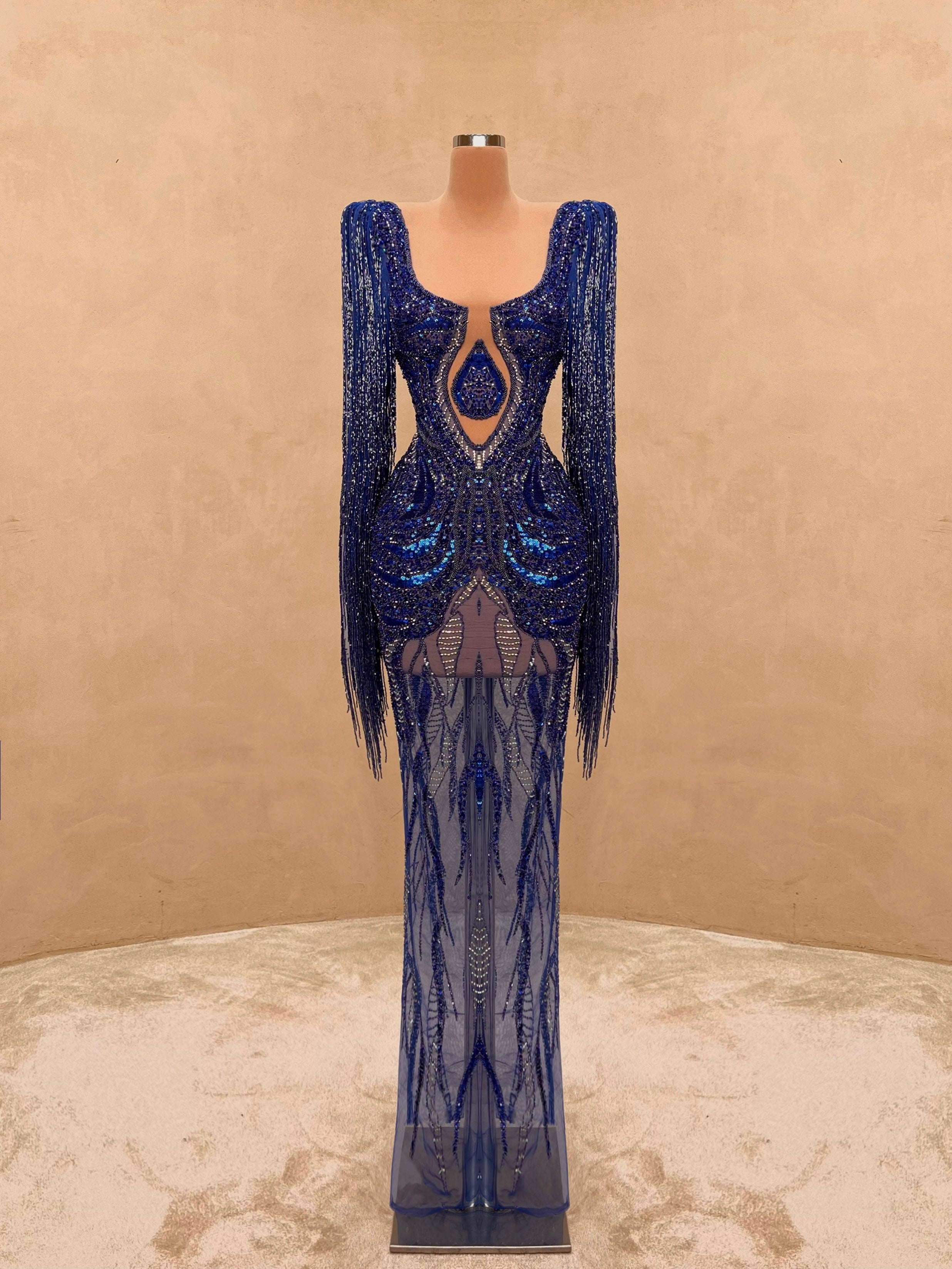 valdrin sahiti blue dress Blue Dress